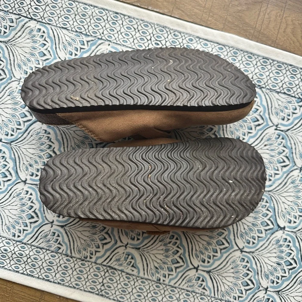 Sun + Stone Kids Moccasins in Tan